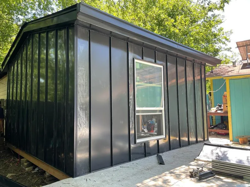 Black standing seam metal wall panels for Roof Inspection in Tooele