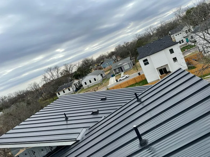 Standing seam metal roof panels with vents for Skylight Repair in Tooele